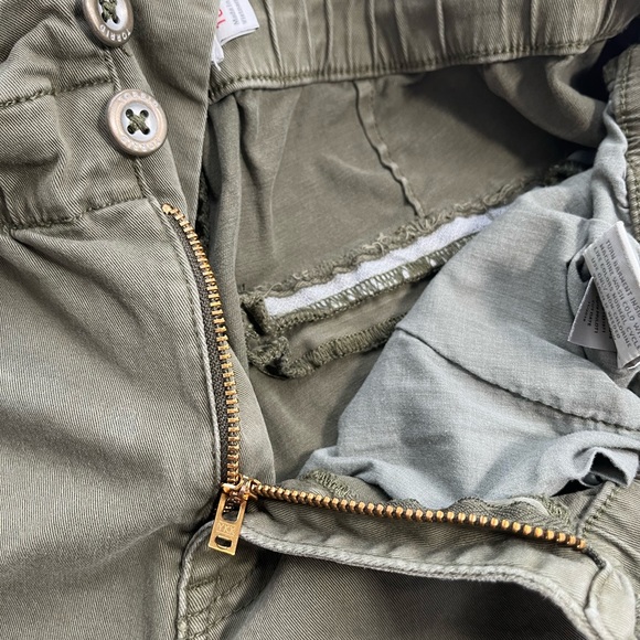 TORRID FIRST @FIT DISTRESSED BOY SHORT SIZE 18 DARK GREEN RUFFLED WAIST - Picture 10 of 13